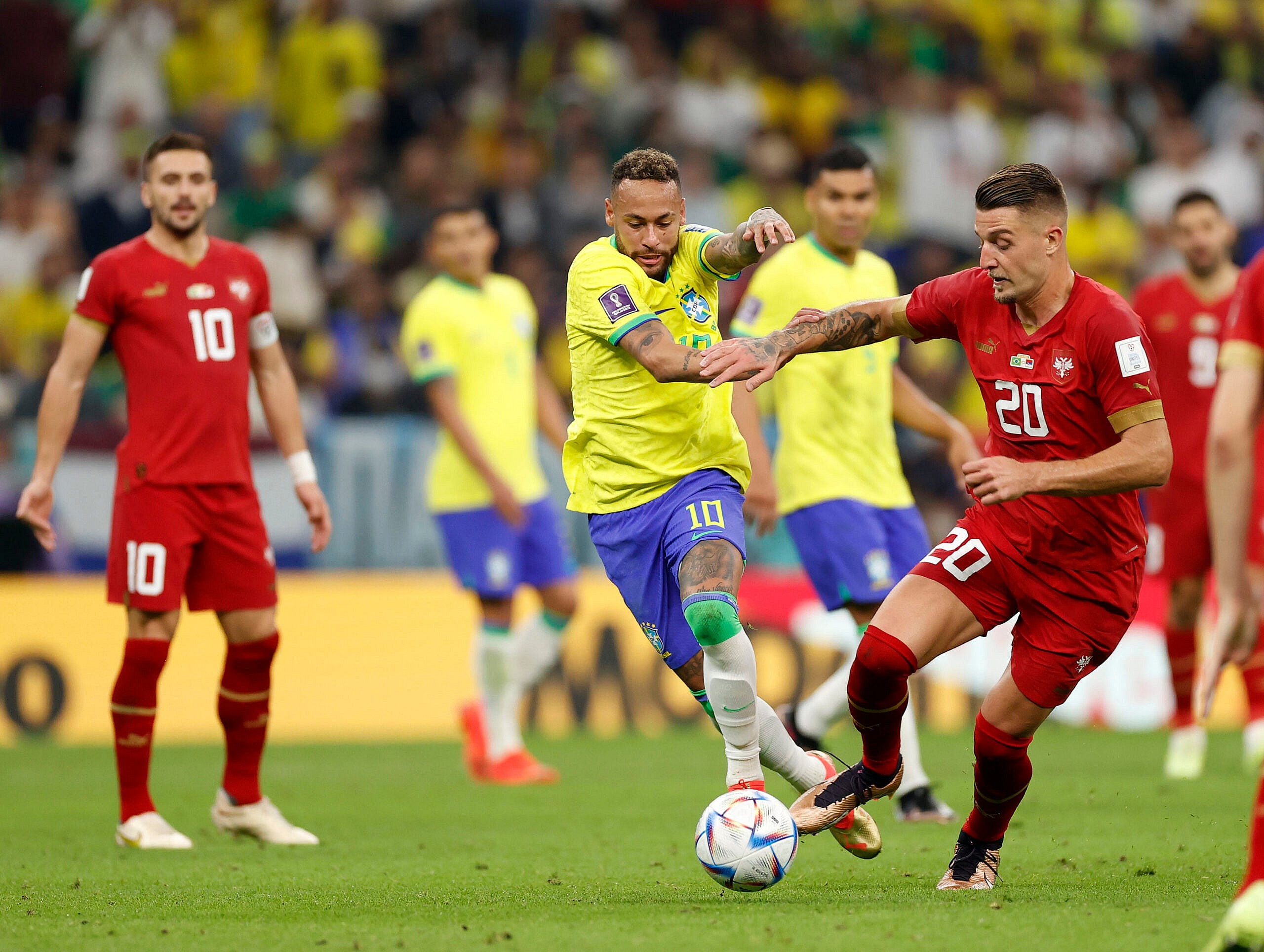 Soccer: FIFA World Cup Qatar 2022-Brazil at Serbia