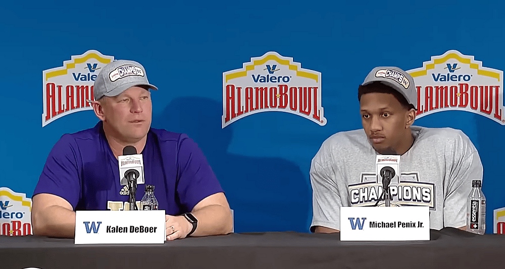 Alamo Bowl, Washington Postgame Press Conference