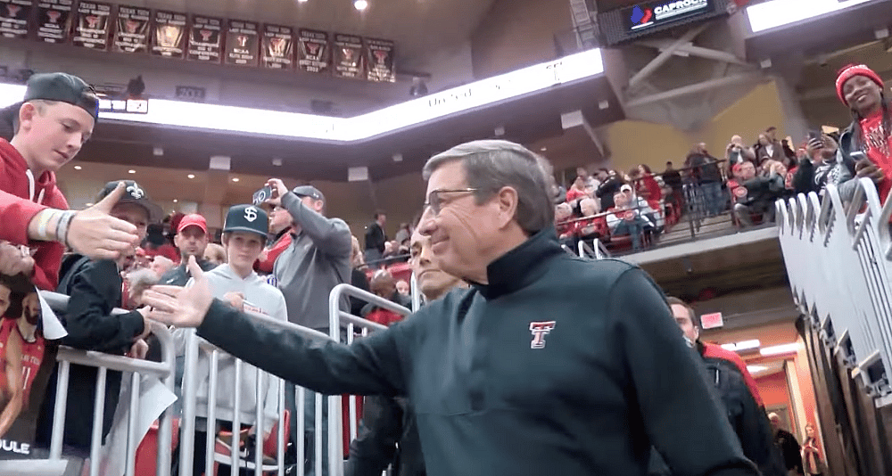 Mark Adams High Fiving Young Fan Before Game