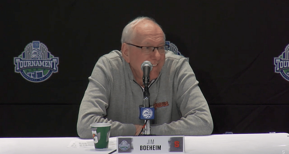 Jim Boeheim After Defeat to Wake Forest in the 2023 ACC Tournament