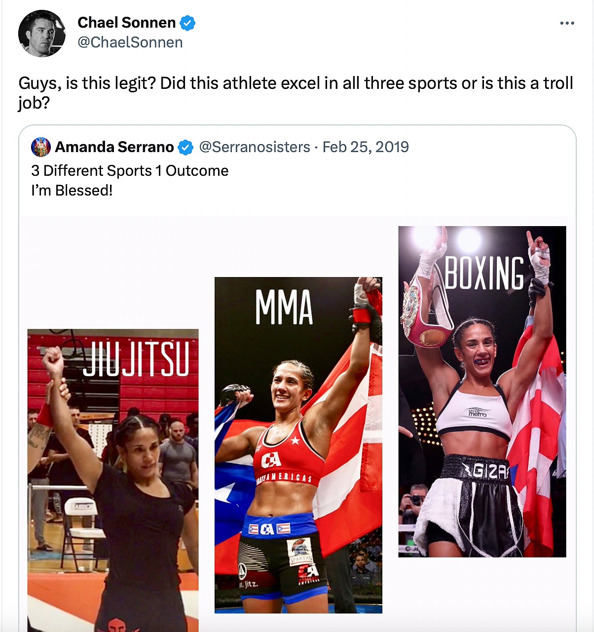 Chael Sonnen Twitter