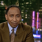 Molly Qerim's ESPN co-host Stephen A. Smith calls her a "supermodel" who started off as "just a host," while Dan Orlovsky literally sniffs her shoe.