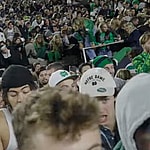 Notre Dame storms the field