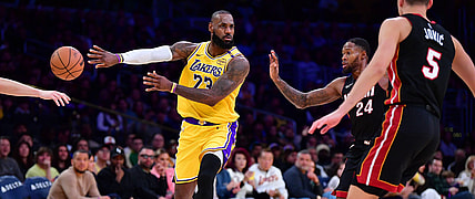 NBA: Miami Heat at Los Angeles Lakers