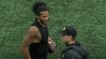 Former Chargers All-Pro and sacks leader in the NFL, Shawne Merriman, has slammed rumors that Colin Kaepernick could be joining Jim Harbaugh's coaching staff.