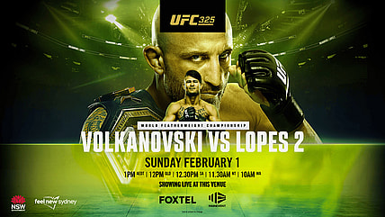 ufc 325 volkanovski vs lopes 2