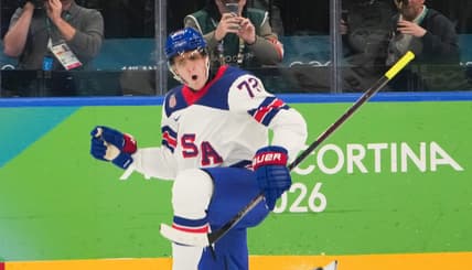 Olympics: Ice Hockey-Men Semifinal- USA-SVK