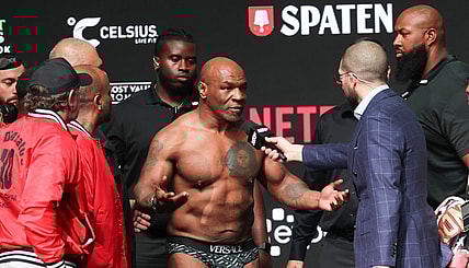 Boxing: Tyson vs Paul Weigh-In