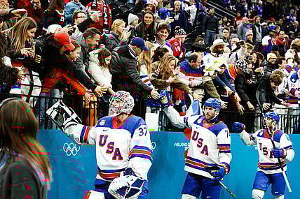 Olympics: Ice Hockey-Men Semifinal- USA-SVK