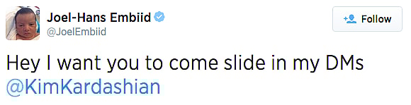 Joel Embiid, Kim Kardashian