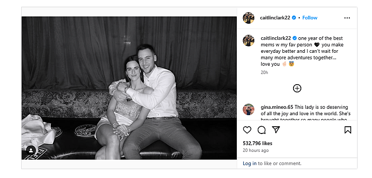 Caitlin Clark, Connor McCaffery