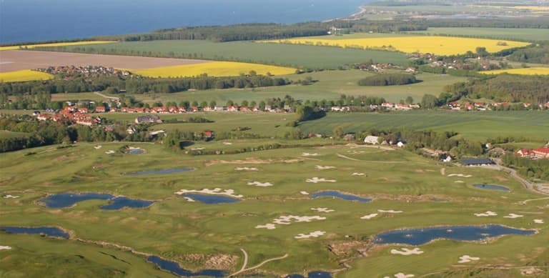 Golf course "Golfplatz Wittenbeck" in Mecklenburg at the Baltic Sea coast, Germany