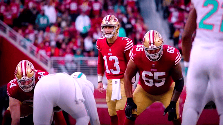 Brock Purdy and Christian McCaffrey