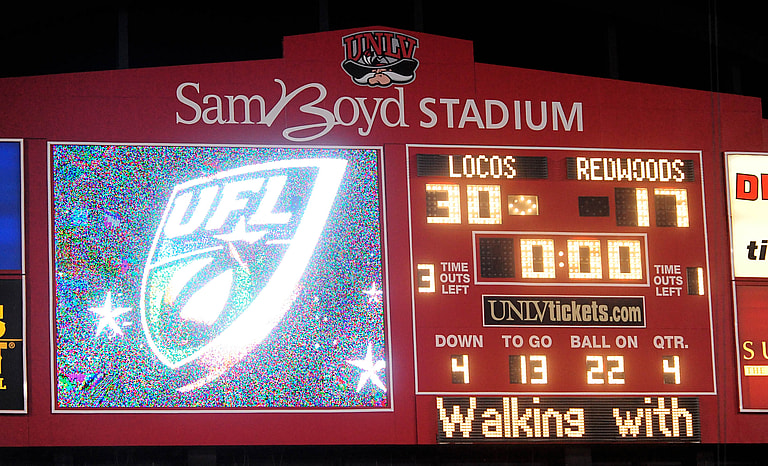 UFL: California Redwoods at Las Vegas Locomotives