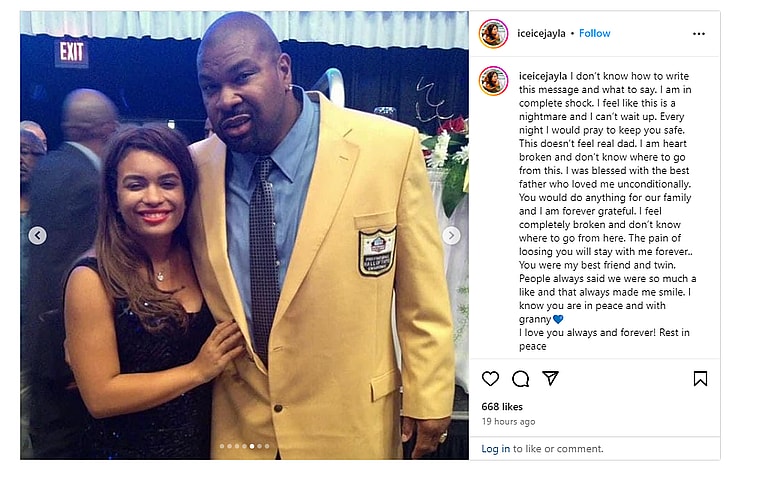 Larry Allen, courtesy of Instagram