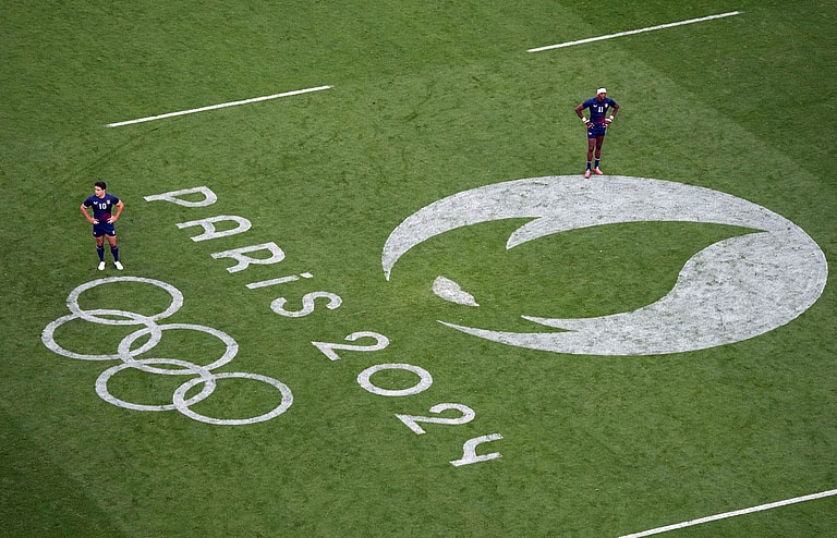 Olympics: Rugby Sevens-USA vs Fiji