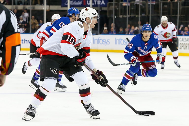 NHL: Ottawa Senators at New York Rangers