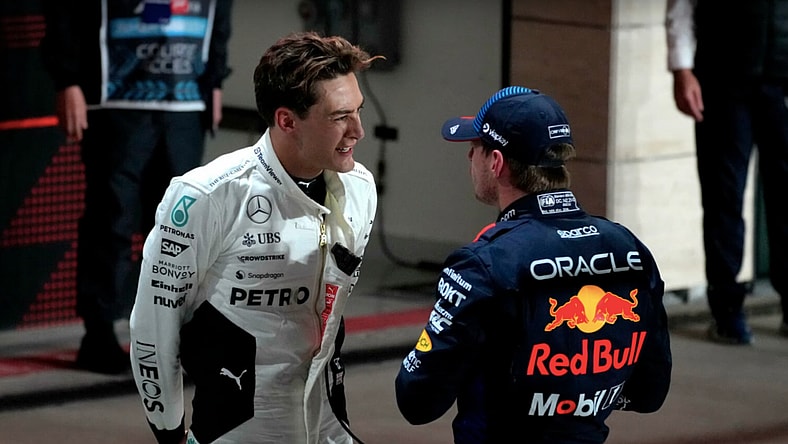 Screenshot of Max vertsappen vs George Rusell feud