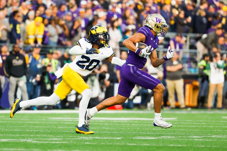 NCAA Football: Michigan at Washington / how to watch Michigan football without cable tv
