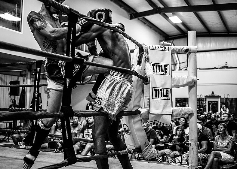 two men in boxing ring