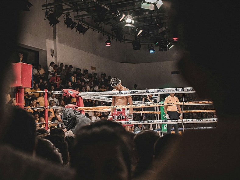 fighters in boxing ring