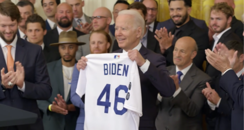 The Dodgers Visit The White House in 2021