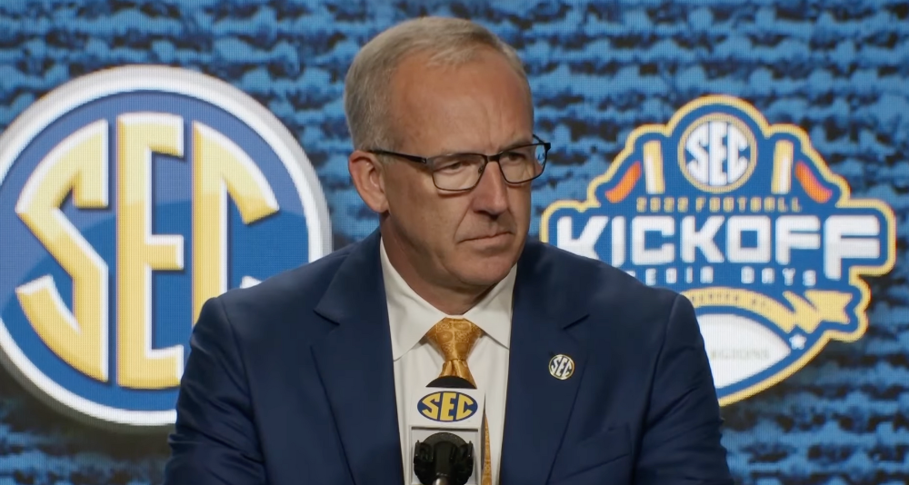 Greg Sankey speaks at 2022 SEC Media Days