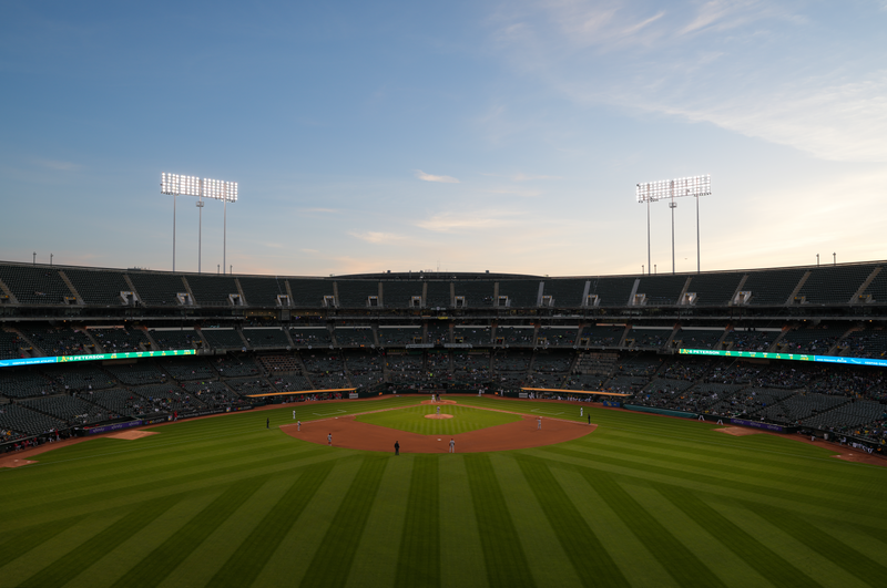 Oakland Coliseum from Center Field