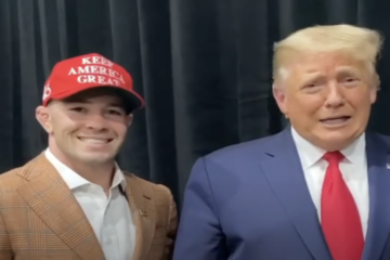 Colby Covington with Donald Trump