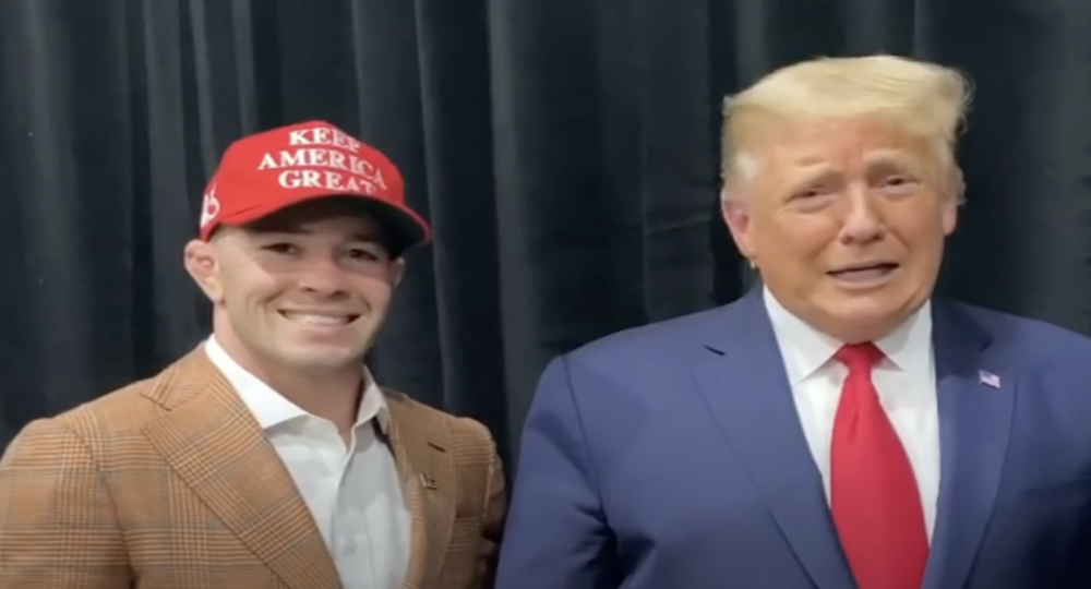 Colby Covington with Donald Trump