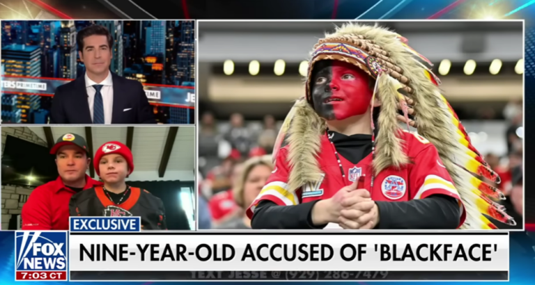 The parents of a 9-year-old boy Deadspin attempted to portray as racist, claiming his use of facepaint featuring the uniform colors of the Kansas City Chiefs was an example of 'blackface', are threatening a lawsuit against the outlet.