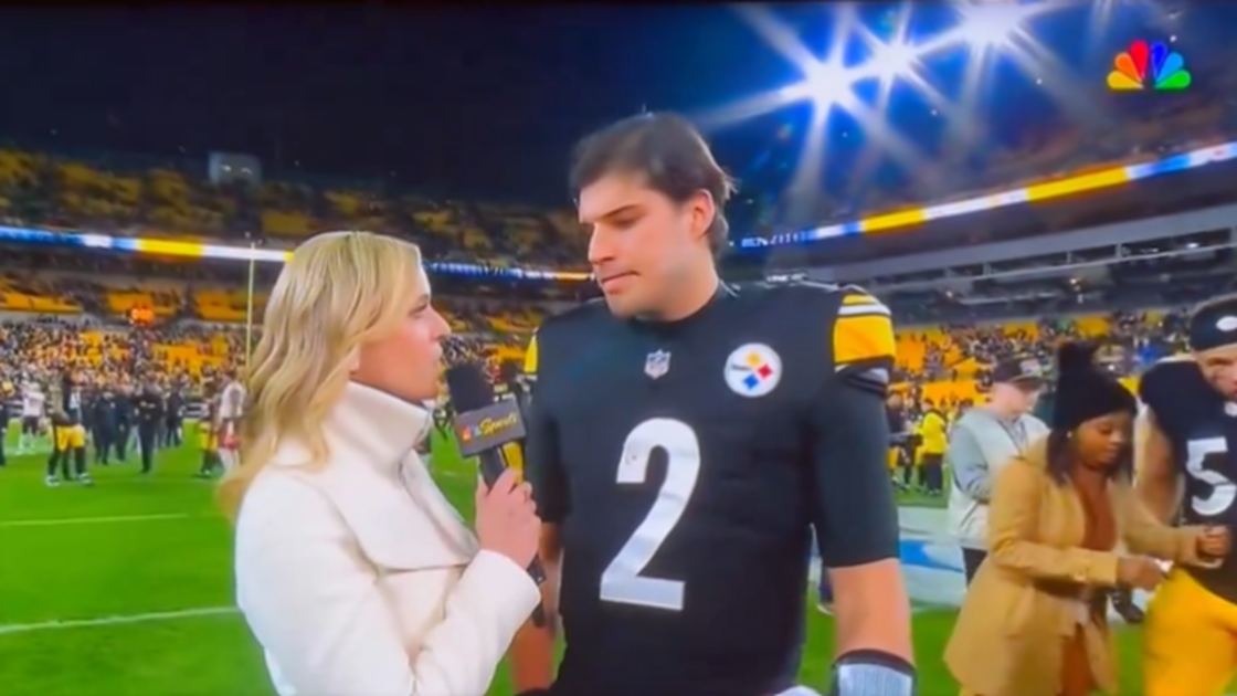 Pittsburgh Steelers quarterback Mason Rudolph led his team to a big win over the Cincinnati Bengals Saturday and quickly praised his "creator" Jesus Christ for helping to guide his life through difficult times.