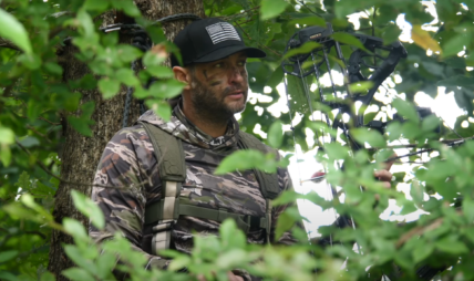 Jay Cutler In His Hunting Blind