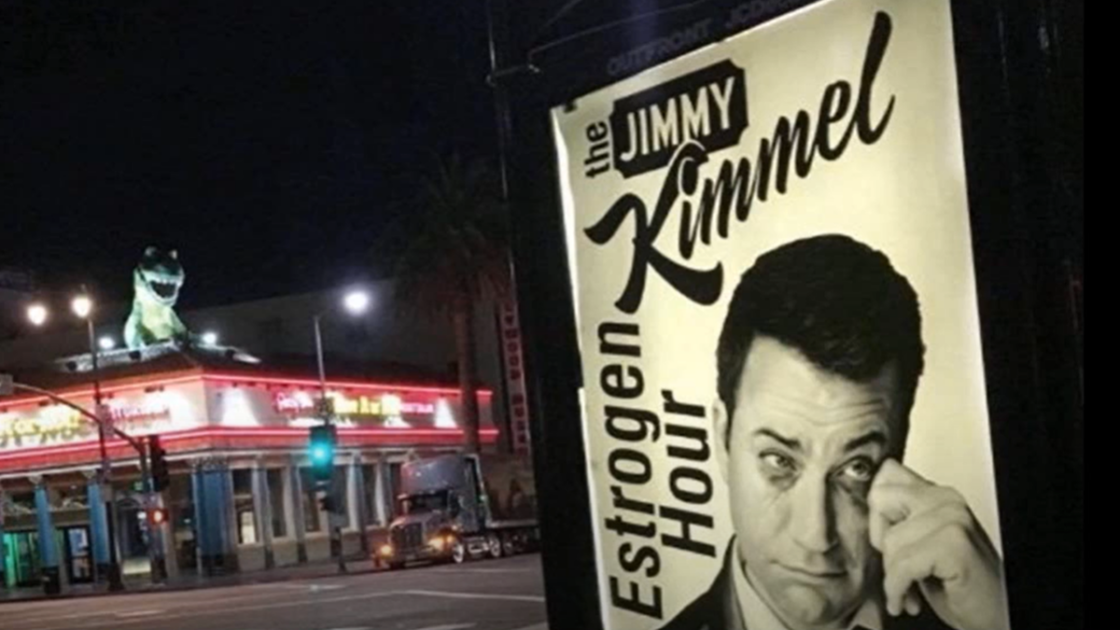 Late-night talk show host Jimmy Kimmel fired off an irate post on social media threatening to sue Aaron Rodgers for his comments.