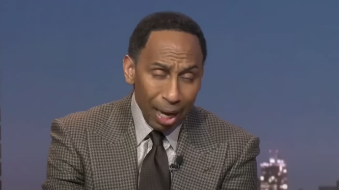 Molly Qerim's ESPN co-host Stephen A. Smith calls her a "supermodel" who started off as "just a host," while Dan Orlovsky literally sniffs her shoe.