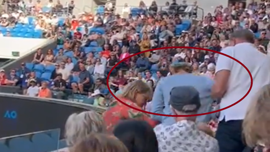 A pro-Palestinian protester disrupted a match between Alexander Zverev and Cameron Norrie at the Australian Open before being dragged away by fans much to the delight of those in attendance.