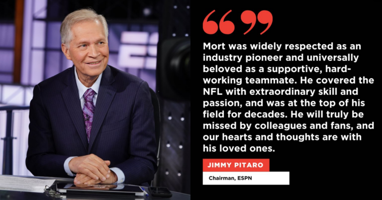ESPN Chairman Statement On Chris Mortensen's Passing