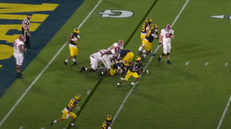 Michigan Stops Alabama On 4th Down In Overtime Of The National Semifinal