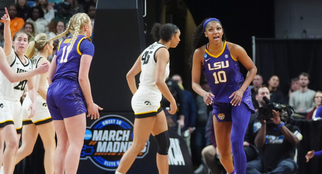 NCAA Womens Basketball: NCAA Tournament Albany Regional-LSU vs Iowa