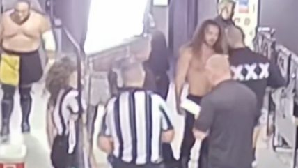 AEW Shows Security Footage Of Backstage Altercation That Led To CM Punk Being Fired