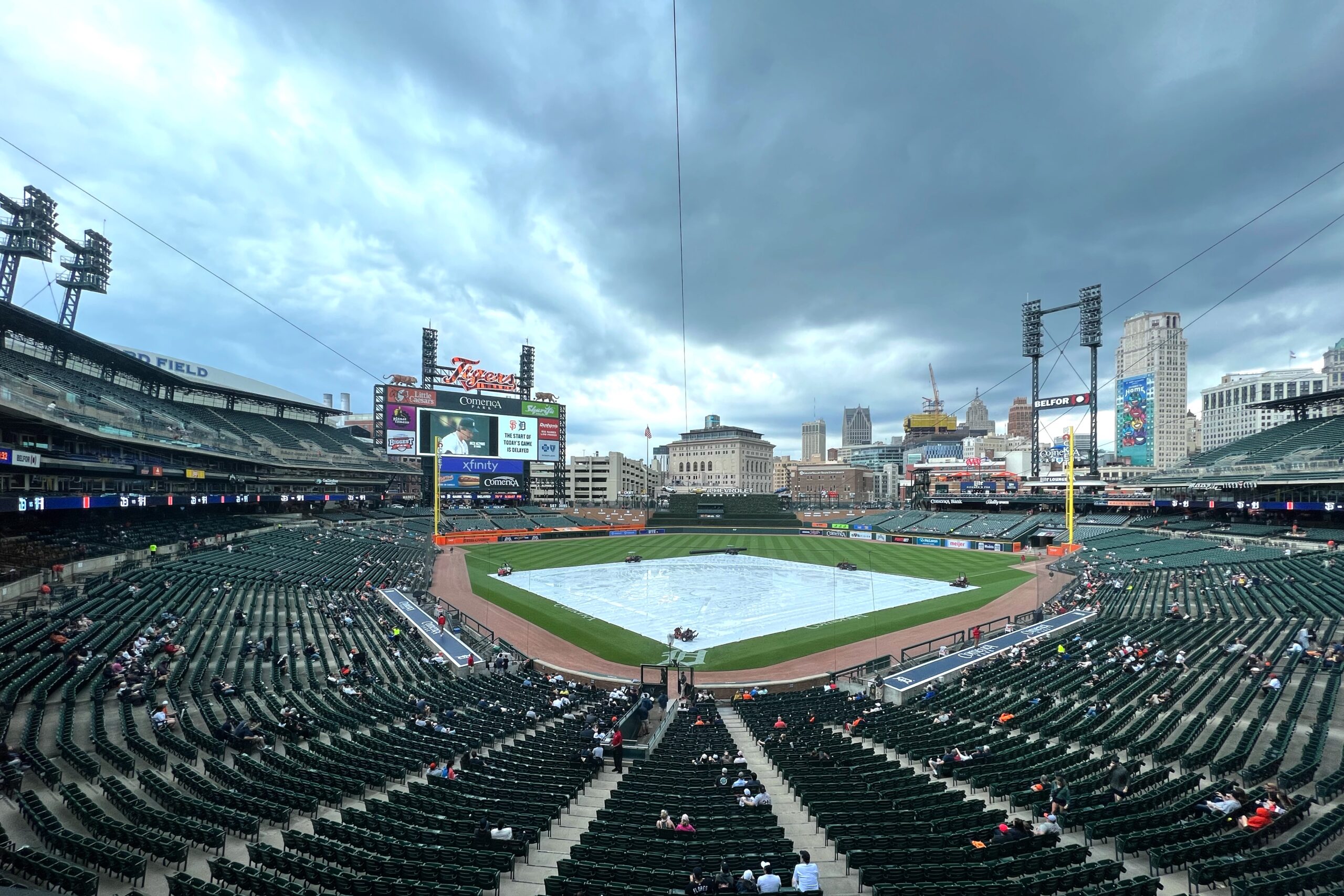 WATCH Crazy Scene Unfolds As Detroit Tigers Play In NearEmpty Stadium
