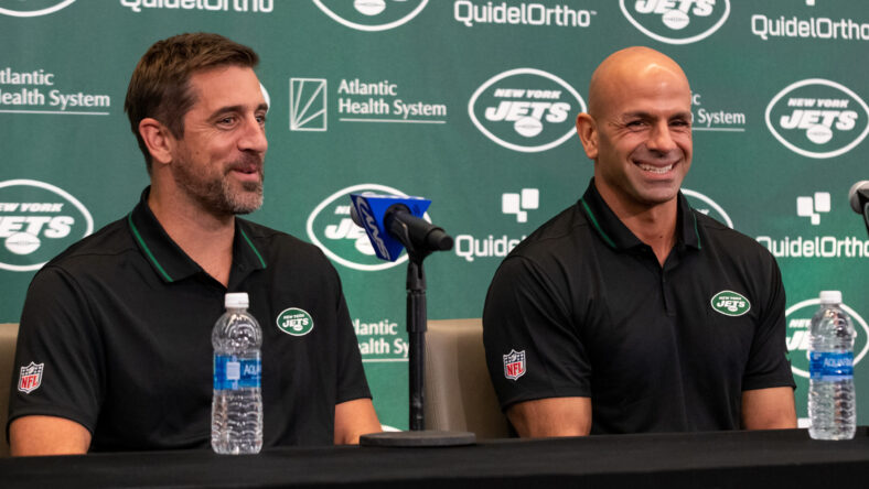 NFL: New York Jets-Aaron Rodgers Press Conference